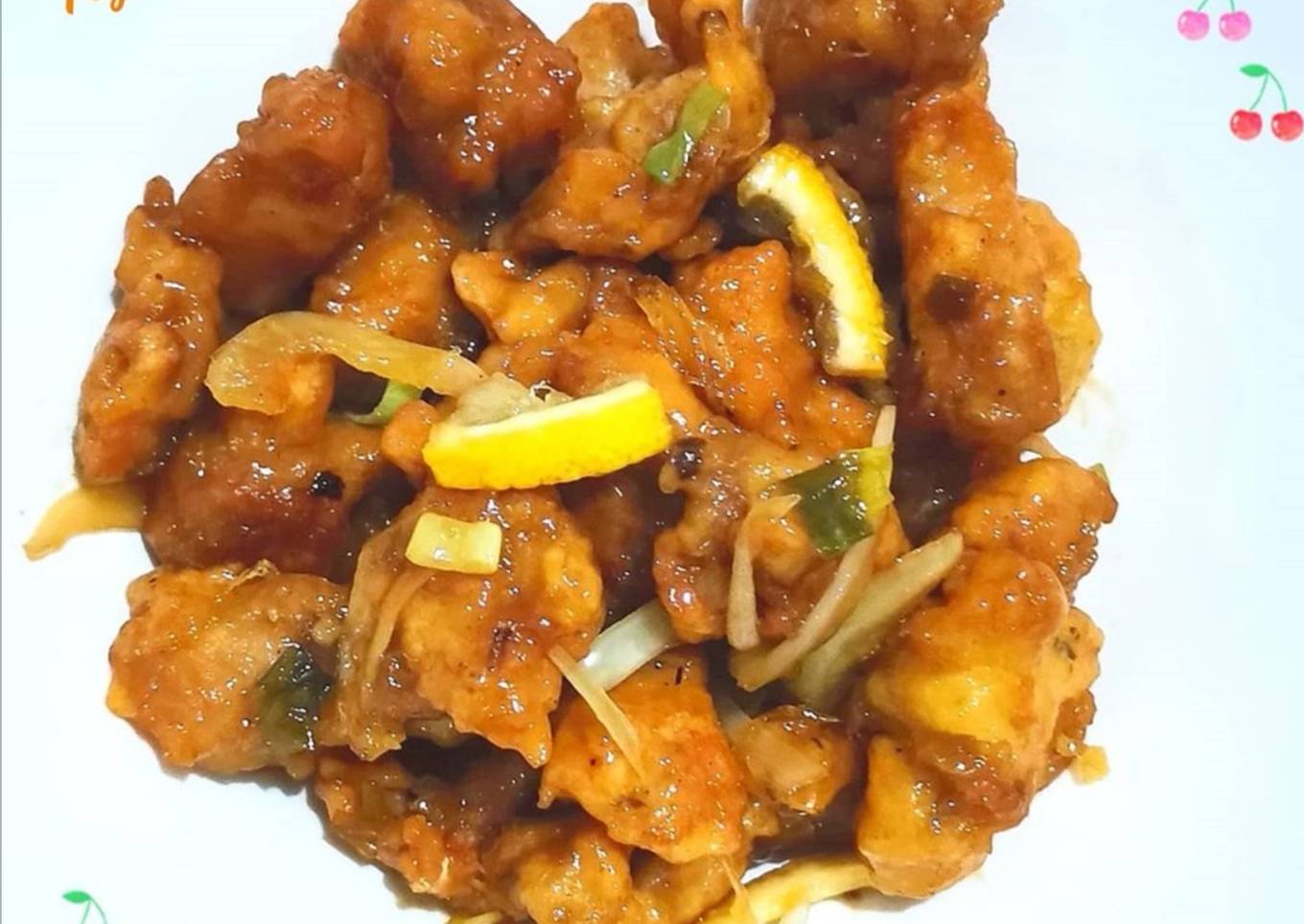 Ayam Goreng Saos Jeruk