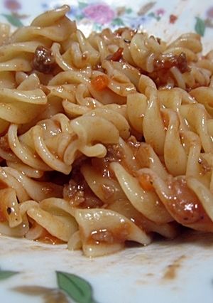 Foto resep Fusilli Bolognese Ayam