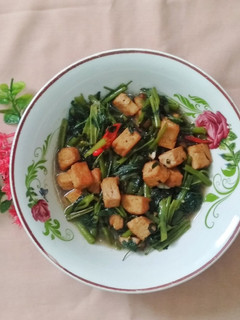 Foto resep Tumis Kangkung Tahu