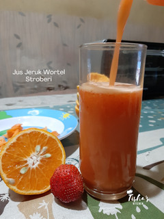 Foto resep 188. Jus Jeruk Wortel Stroberi