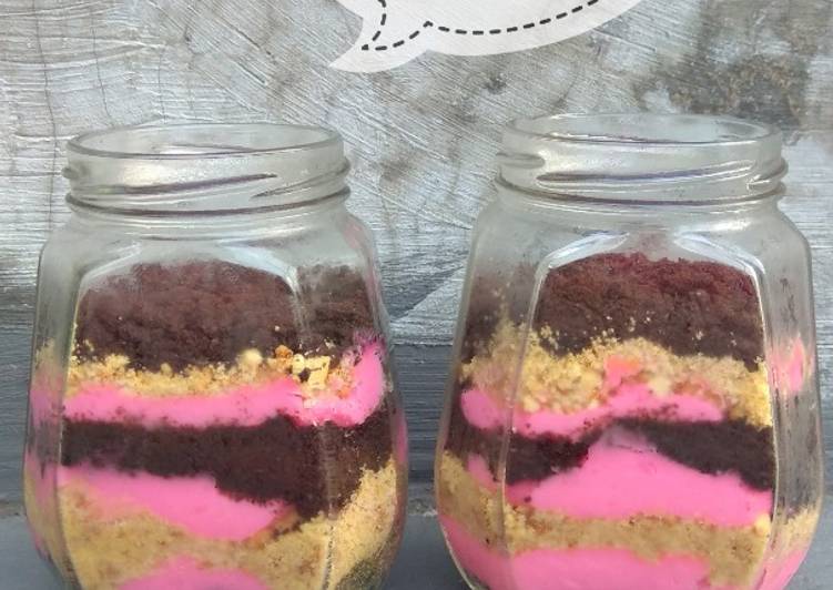 Rahasia Bikin Oreo n biscuit cheese cake in jar #pr_specialardhani yang Enak