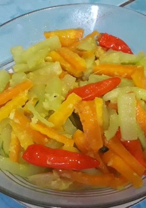 Foto resep Acar timun + wortel matang