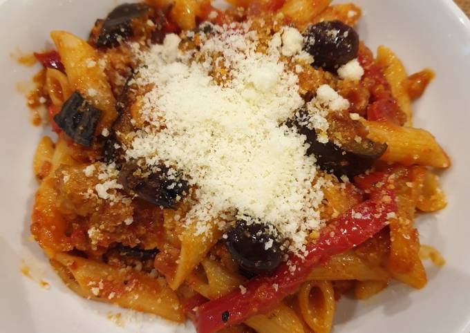 Simple Way to Make Ultimate Sicilian-style penne caponata