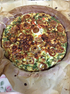 Una foto de Quiche vegetal baja en calorías
