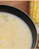 شوربة ذرة لذيذة جداً