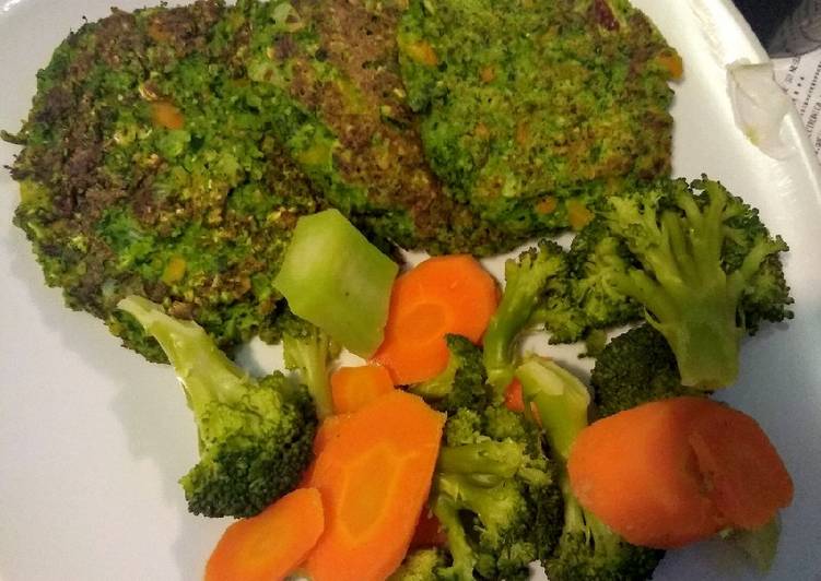 Tortitas de espinacas y garbanzos