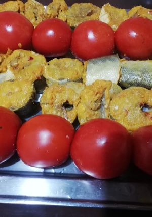 عکسی از دستور کباب ماهی