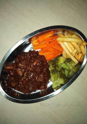 Foto resep Tenderloin Steak with Blackpepper Mushroom Sauce