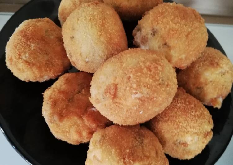 Bombette di riso e lenticchie