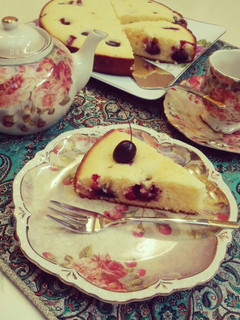 عکسی از دستور کیک گیلاس