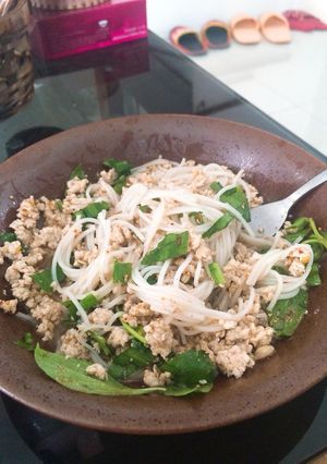 รูปของ ขนมจีนลาบหมู