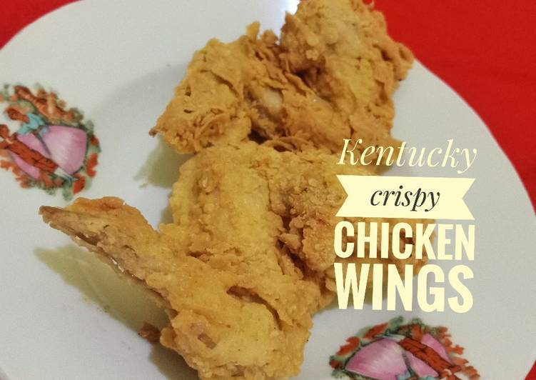 Resep 37. Kentucky crispy chicken wings Anti Gagal