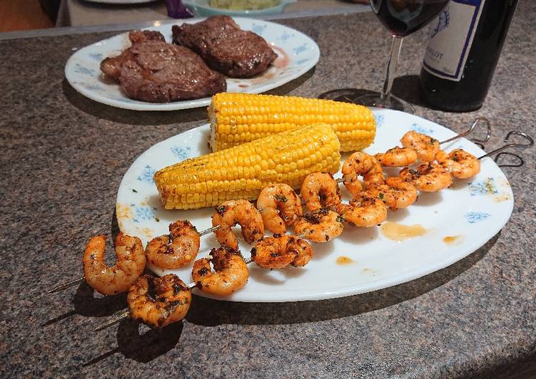 Recipe of Ultimate Bbq Chilli Prawns