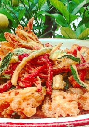 Foto di Tempura di verdure