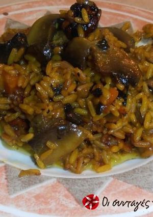 Φωτογραφία της συνταγής Risotto με champignons και άρωμα σαφράν