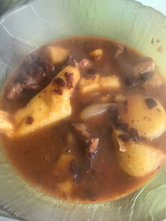 Una foto de Habichuela con panceta de cerdo ahumada