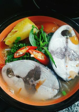 Hình của món Bún cá ngừ.