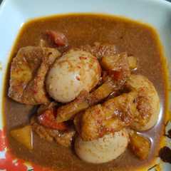 A picture of Semur Tahu Telur Kentang.
