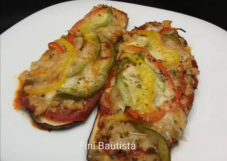 Pizzas de berenjena