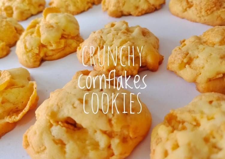 Bumbu Menyiapkan Crunchy Cornflakes Cookies, Enak Banget