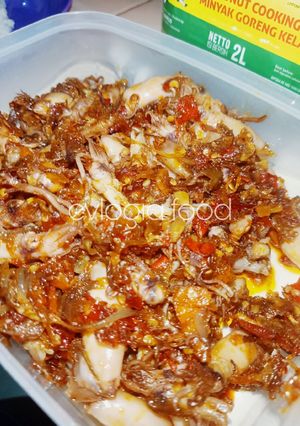 Foto resep Cumi asin sambel bawang