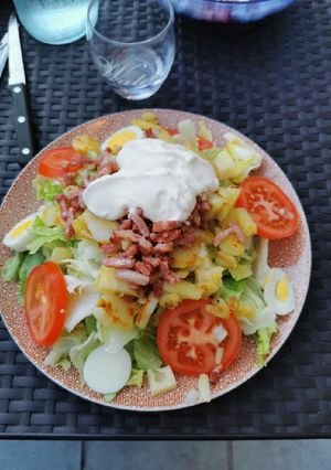 Une photo de Salade vosgienne Gourmande 😋😋