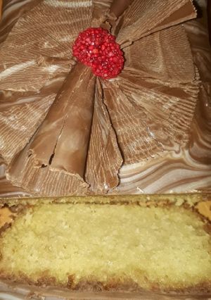 صورة لوصفة كيكة بڤلاصاج رخامي
