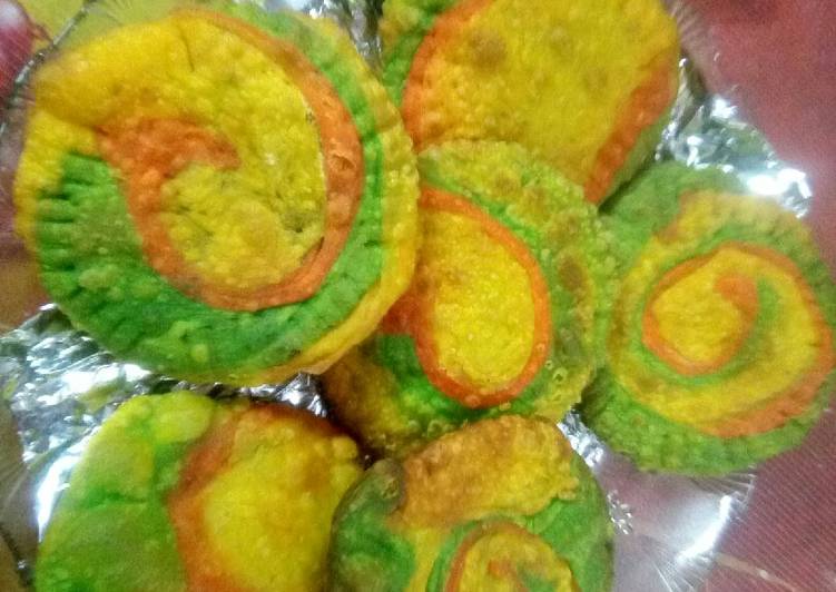 Rainbow Gujiya