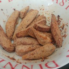 A picture of Vegetarian quorn chip sticks.