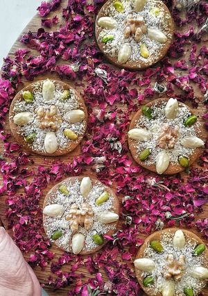 A picture of Maghli Cookies / Caraway Cookies.