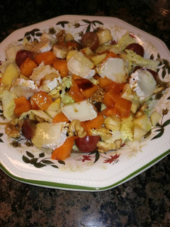 Una foto de Ensalada de fruta con miel