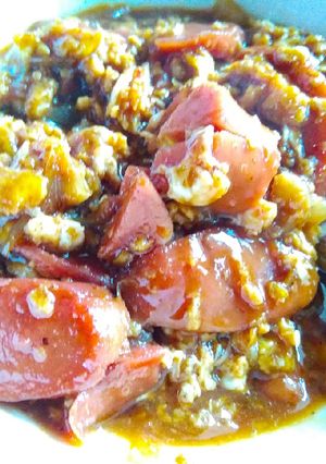 Foto resep Tumis Sosis Telur sederhana