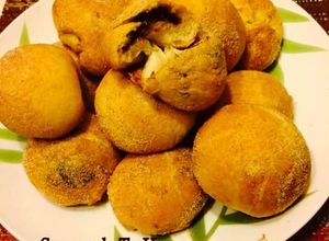 Una foto de Donas de Bolita Rellenas De  Nutella😋😋
