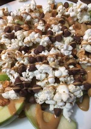A picture of Apple nachos.