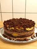 Schokoladen-Pfirsich-Torte