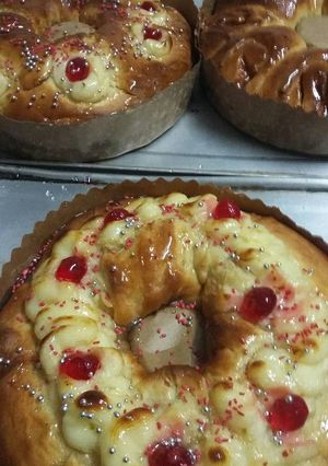 Una foto de Rosca de Pascua o Reyes súper especial