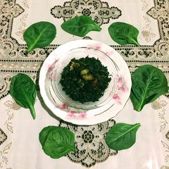 A picture of Spinach Saag.