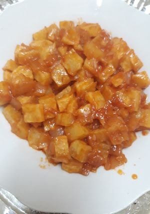 صورة لوصفة بطاطا ببصل وطوماطيش 🍅🍅
