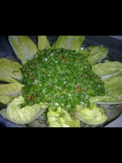 صورة لوصفة تبولة 💚💚💚