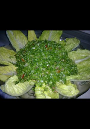 صورة لوصفة تبولة 💚💚💚
