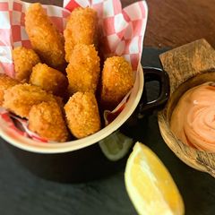 A picture of Halloumi Fries.