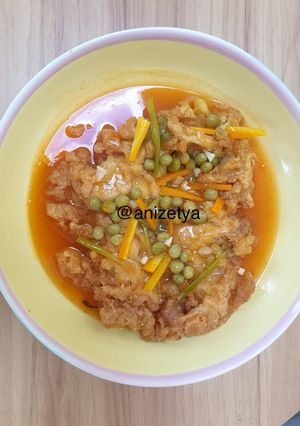 Foto resep Fuyunghai udang & ayam simple