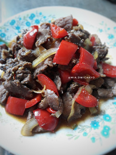 Foto resep Sapi Lada Hitam