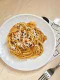 Spageti Udang Saus Keju Pedas (15 menit)