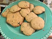 Uma foto de aveia cookie