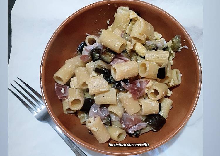 MEZZE MANICHE ALLA CARBONARA DI MELANZANE 🍆🥚🥓