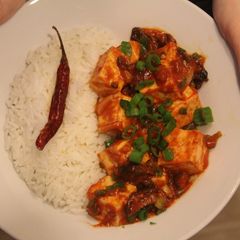 A picture of Vegan Mapo Tofu.
