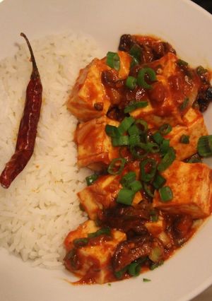 A picture of Vegan Mapo Tofu.