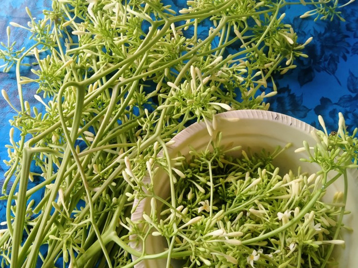 Resep Tumis Bunga Pepaya, Lezat