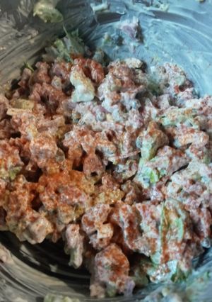 A picture of Easter Ham Salad.